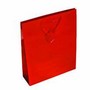 Vrećica jednobojna M crvena 26x10x35 glossy