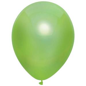 Baloni Haza 30cm metallic  svijetlo zelena 446442 1/100