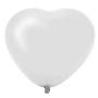 Baloni Haza 25cm srce bijeli 442152