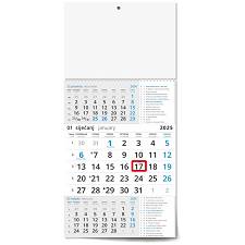 Kalendar 2025 TRODJELNI katolički art.6671